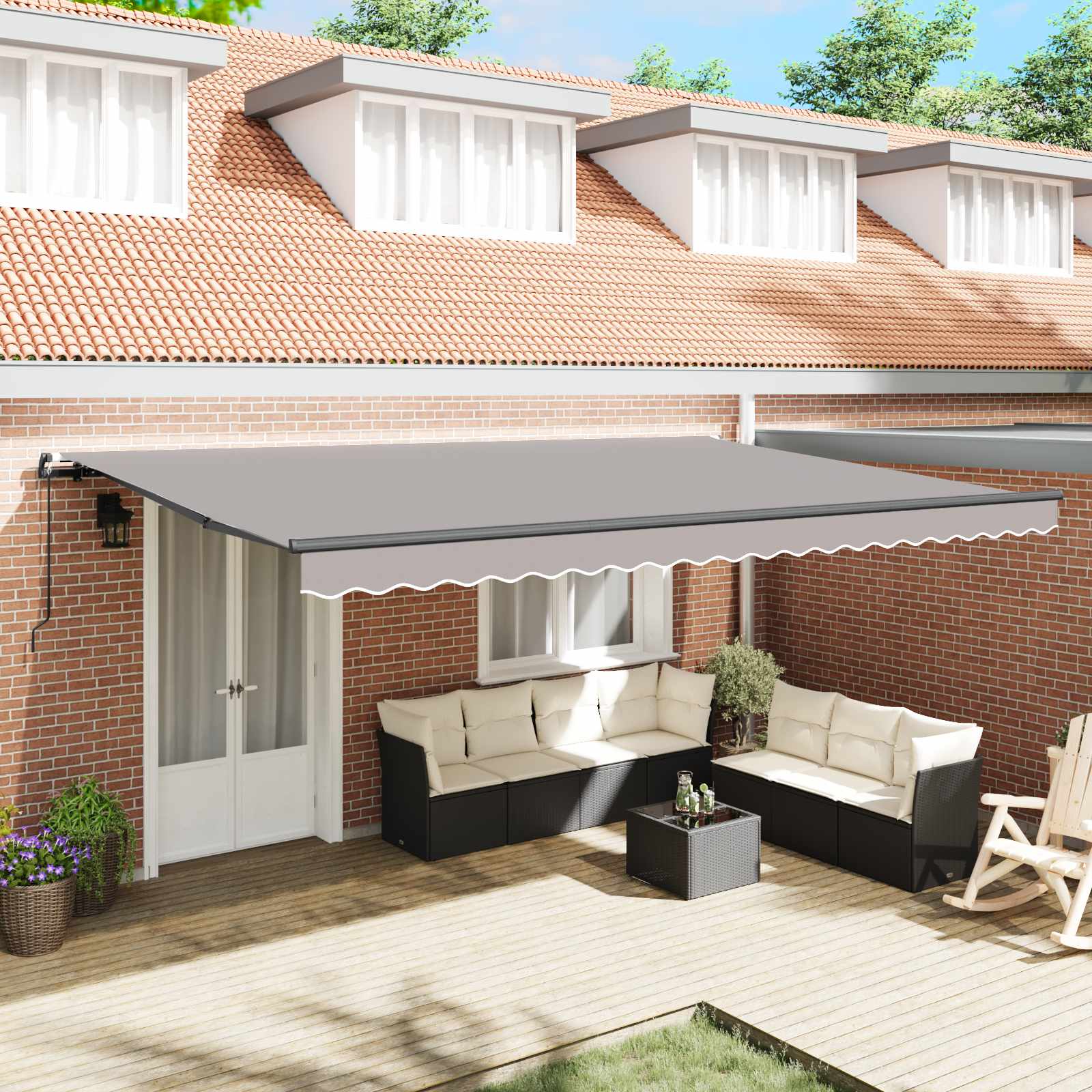 Manual Retractable Awning