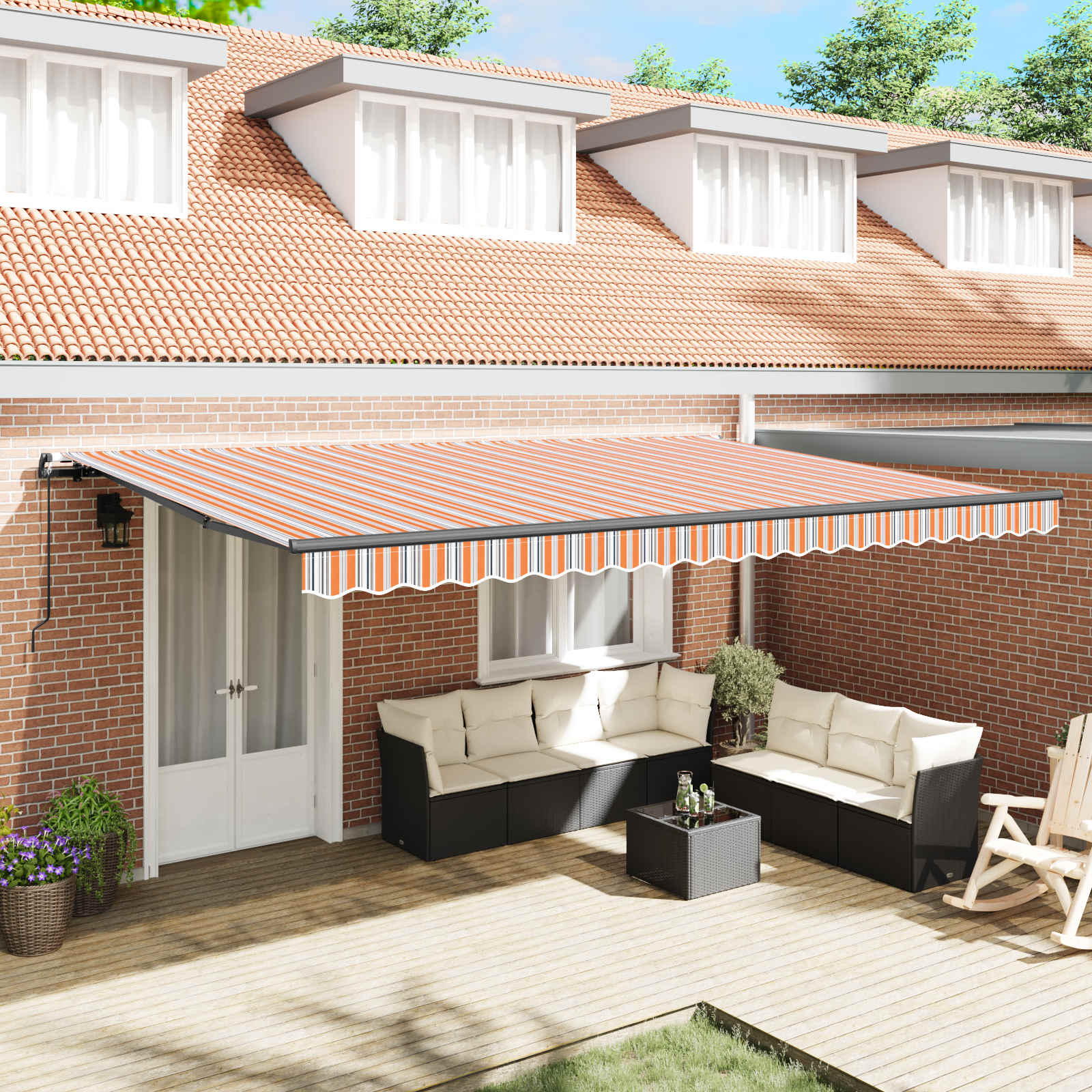 Manual Retractable Awning