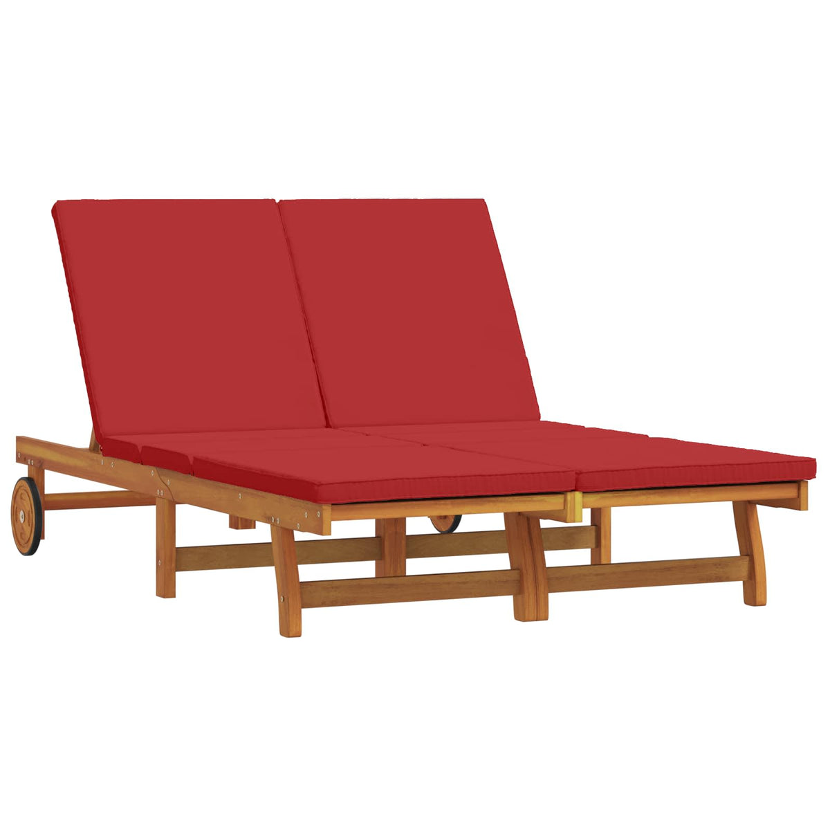Sunloungers Sun Lounger Brown 125 X 200 84 Cm Solid Acacia Wood