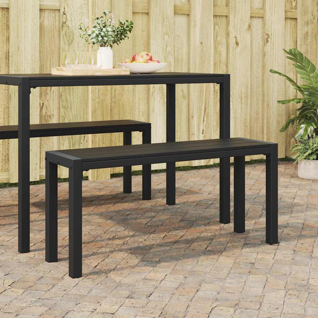 Garden Bench 100 X 28 X 45Cm Steel