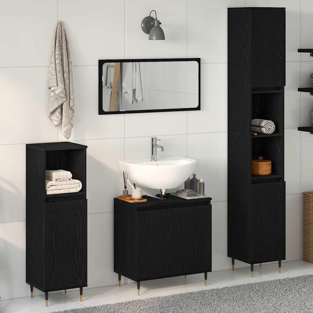 Bathroom Furniture Set 3 Pcs 30 X 30 X 190 Cm