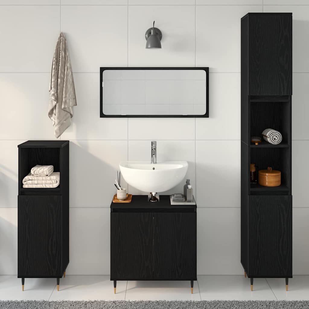 Bathroom Furniture Set 3 Pcs 30 X 30 X 190 Cm