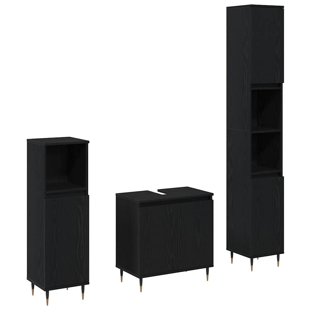 Bathroom Furniture Set 3 Pcs 30 X 30 X 190 Cm