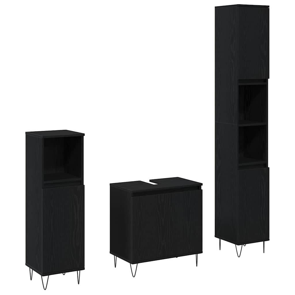Bathroom Furniture Set 3 Pcs 30 X 30 X 190 Cm
