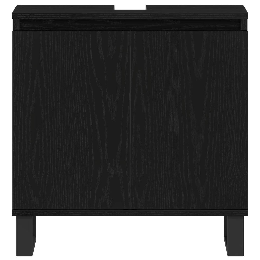Bathroom Furniture Set Wall-Mounted With Door 3 Pcs