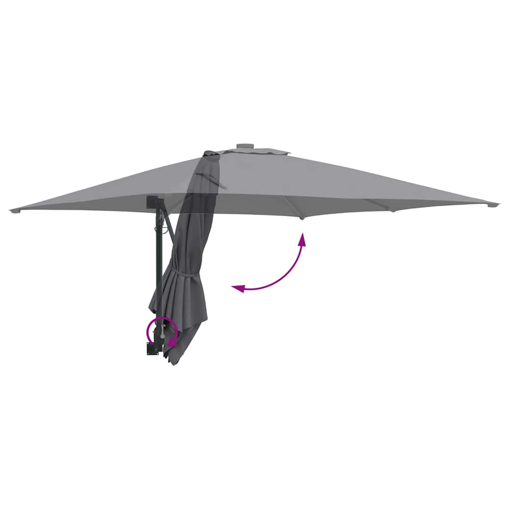 Garden Parasol 248.5 X 247.5 X 160 Cm