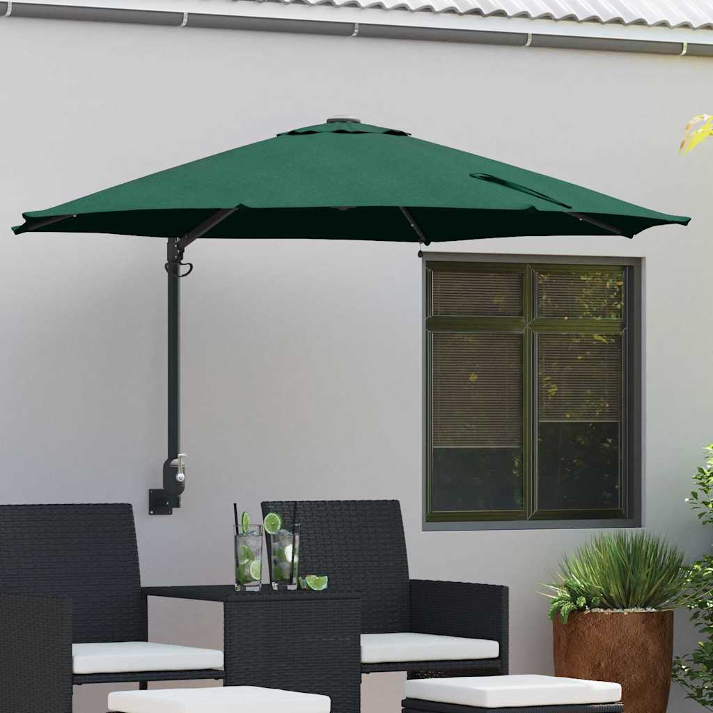 Garden Parasol 248 X 248 X 148 Cm Polyester And Steel