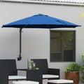 Garden Parasol 248 X 248 X 148 Cm Polyester And Steel
