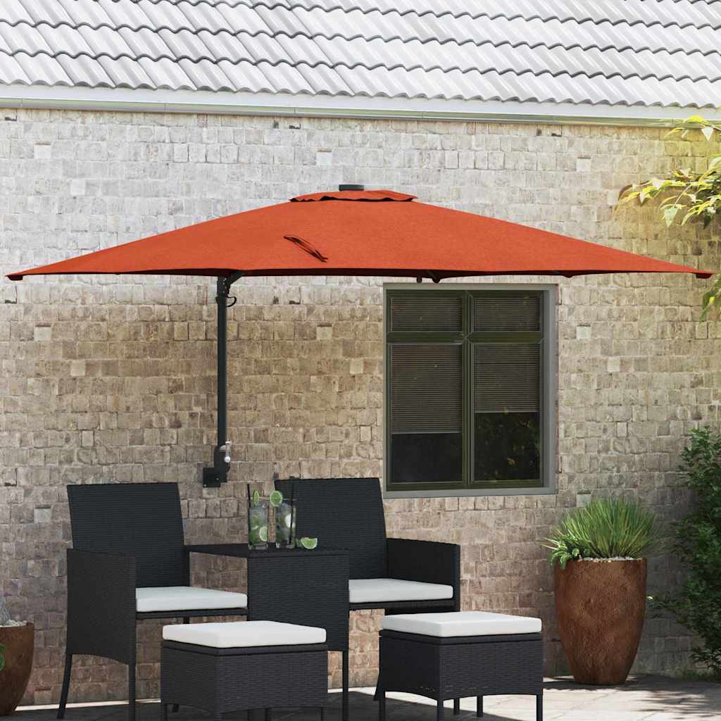 Garden Parasol 248.5 X 247.5 X 160 Cm