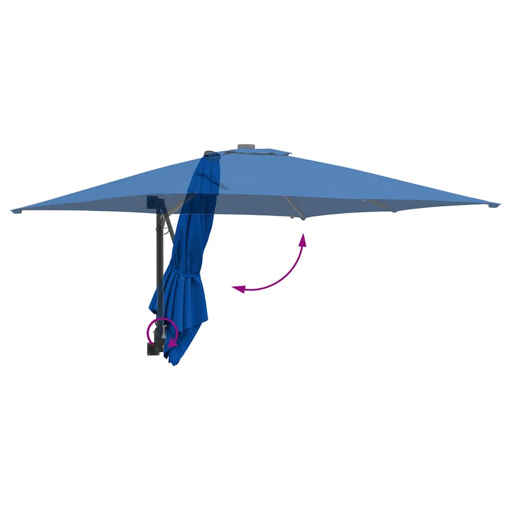 Garden Parasol 248.5 X 247.5 X 160 Cm