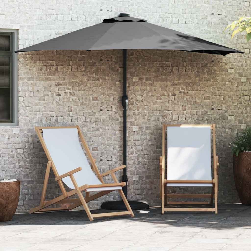 Garden Parasol 294 X 150 X 224 Cm Polyester And Steel