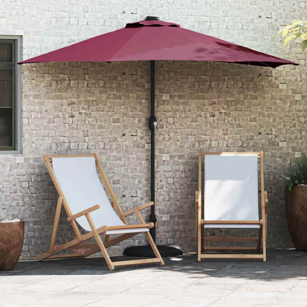 Garden Parasol 294 X 150 X 224 Cm Polyester And Steel