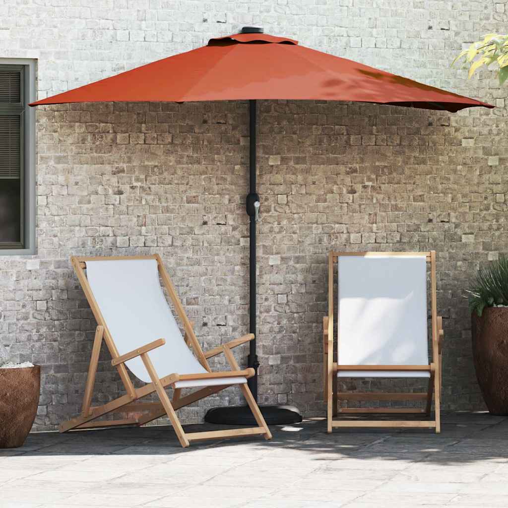 Garden Parasol 294 X 150 X 224 Cm Polyester And Steel