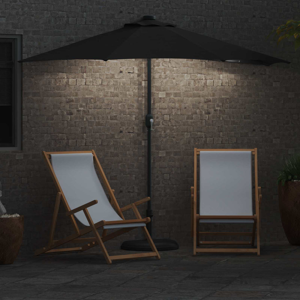 Garden Parasol 294 X 150 X 224 Cm Polyester And Steel