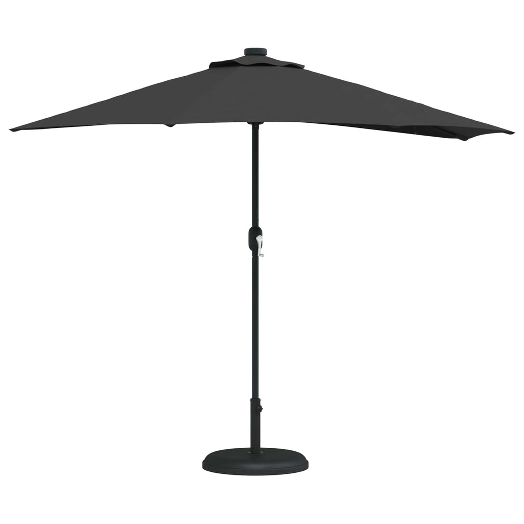Garden Parasol 294 X 150 X 224 Cm Polyester And Steel