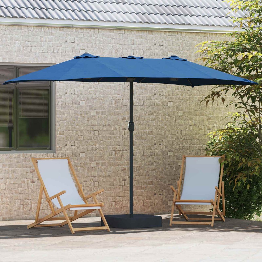 Garden Parasol 385 X 209 X 244 Cm Polyester