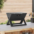 Outdoor Grill Black 46 X 31 X 31 Cm Steel