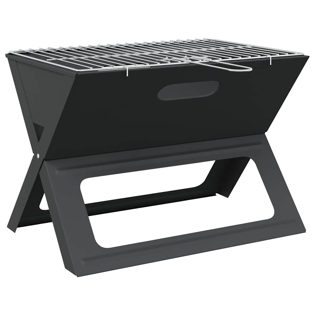 Outdoor Grill Black 46 X 31 X 31 Cm Steel
