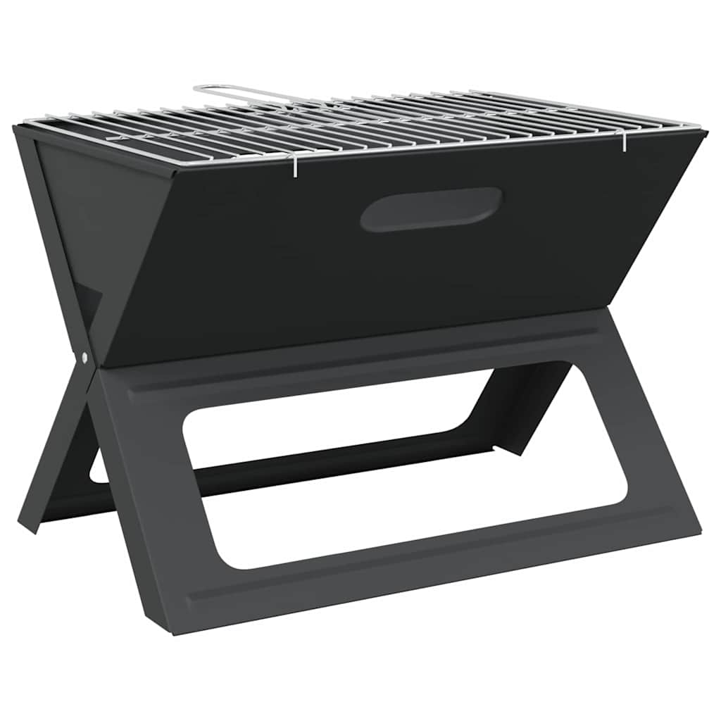 Outdoor Grill Black 46 X 31 X 31 Cm Steel