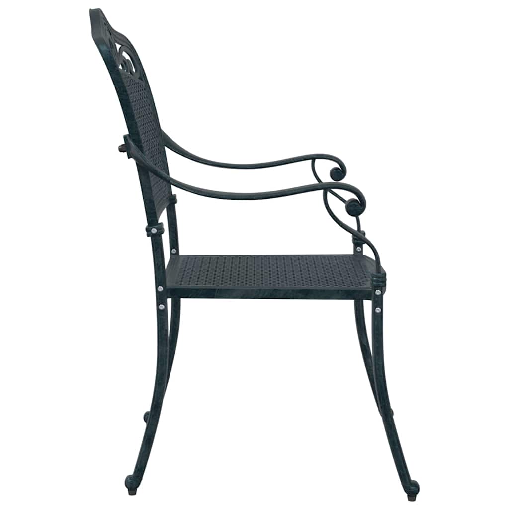 Garden Chair 2 Pcs 64 X 62 X 93Cm Aluminium