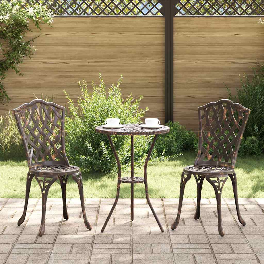 Garden Chair 2 Pcs 39 X 40 X 87Cm Aluminium