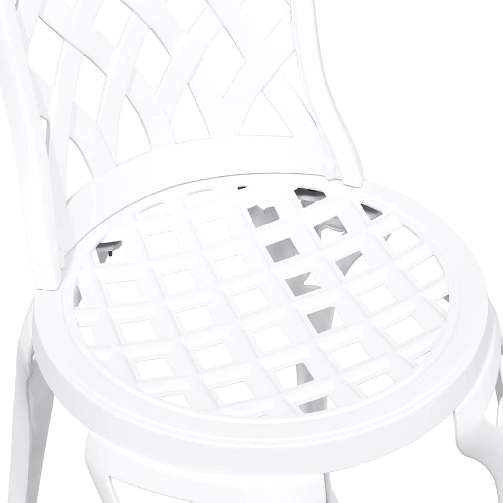 Outdoor Chair Garden 2 Pcs 39 X 40 87Cm Aluminium Green Bronze Black White 39 Cm