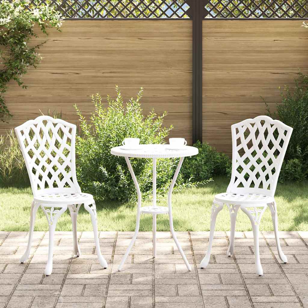 Garden Chair 2 Pcs 39 X 40 X 87Cm Aluminium