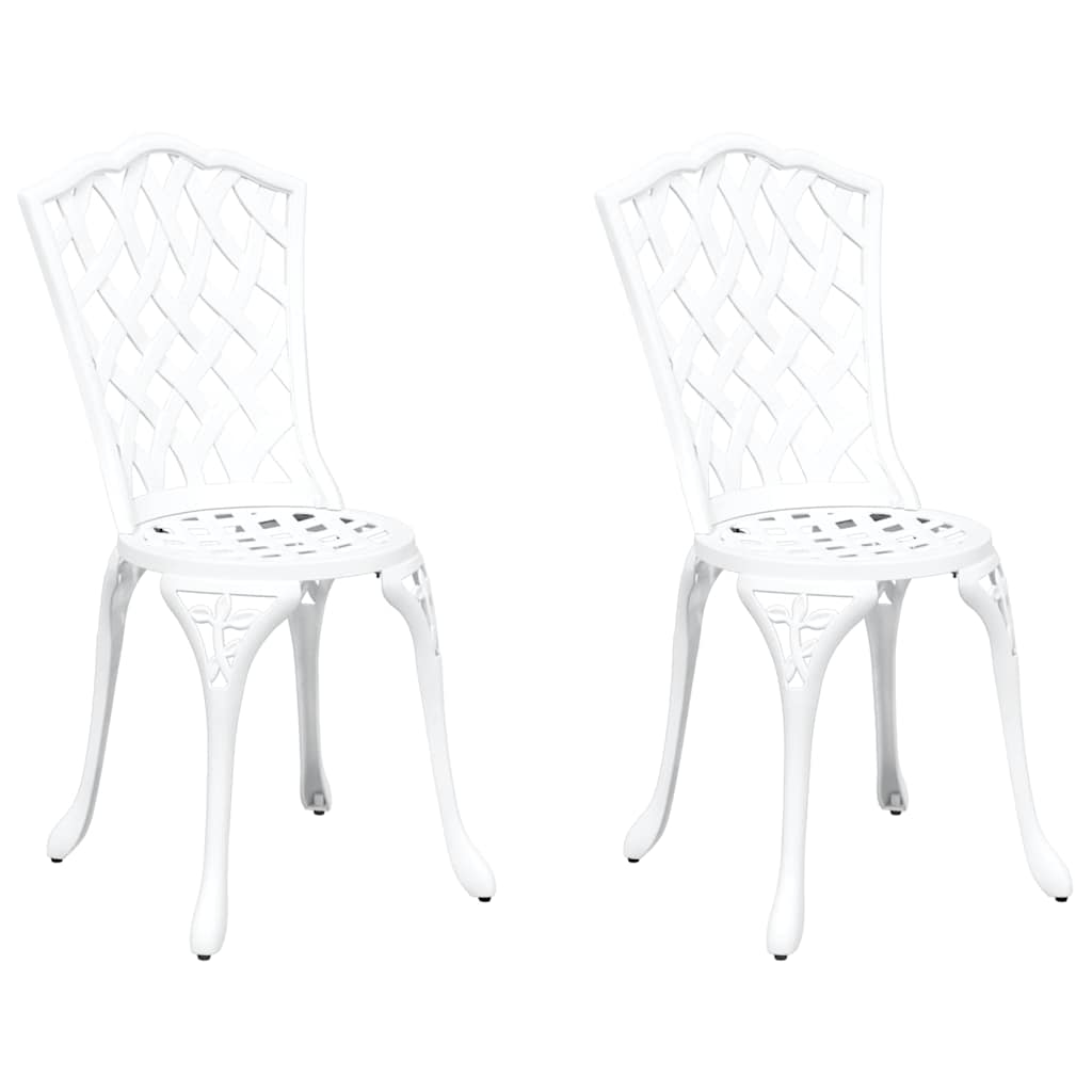 Outdoor Chair Garden 2 Pcs 39 X 40 87Cm Aluminium Green Bronze Black White 39 cm