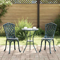 Garden Chair 2 Pcs 39 X 40 X 87Cm Aluminium