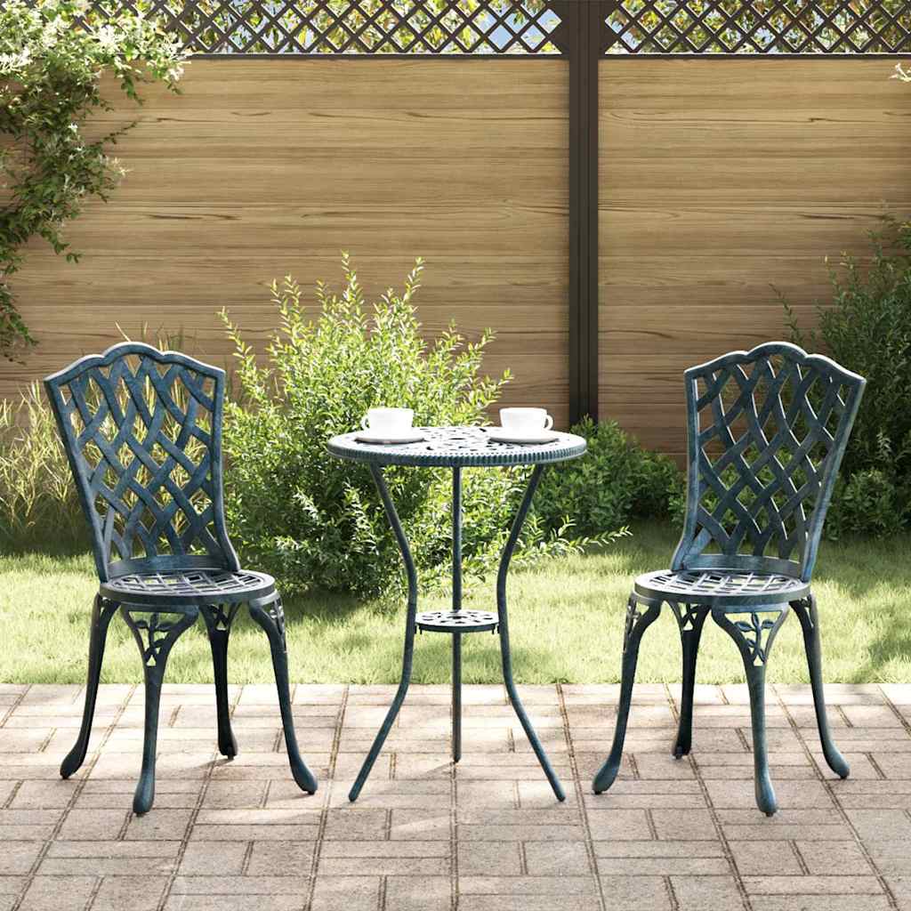 Outdoor Chair Garden 2 Pcs 39 X 40 87Cm Aluminium Green Bronze Black White 39 cm
