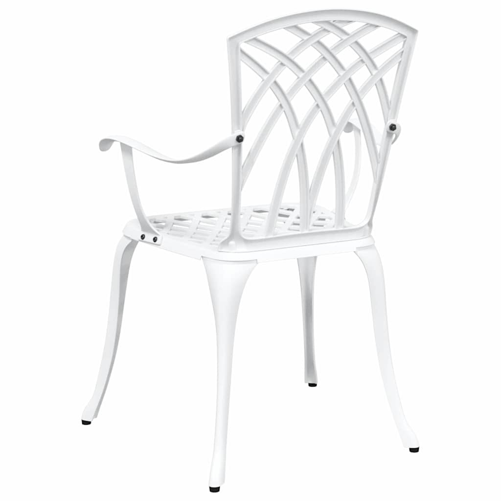 Garden Chair 2 Pcs 53 X 51 X 88.5Cm Aluminium