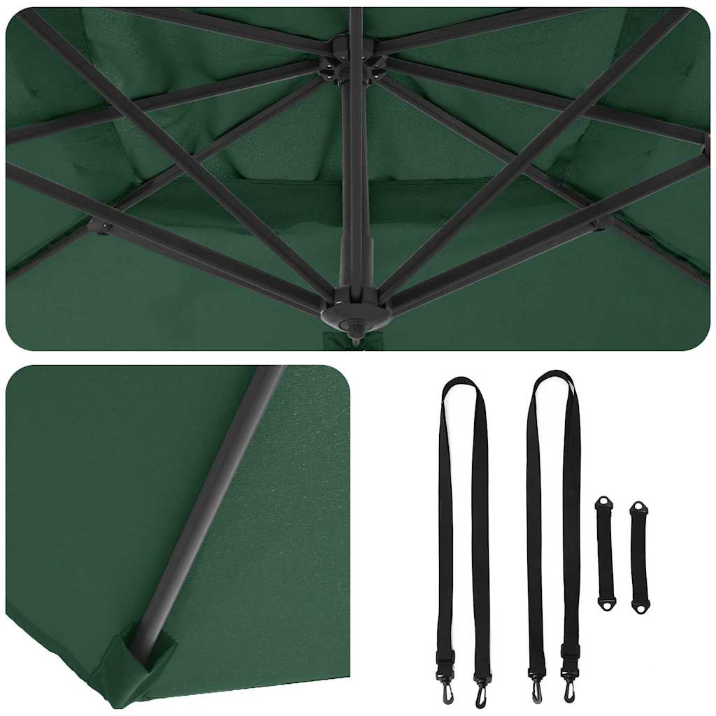 Roma Parasol 286 X 284 X 265 Cm Aluminium And Polyester
