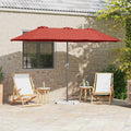 Garden Parasol 370 X 197 X 239 Cm