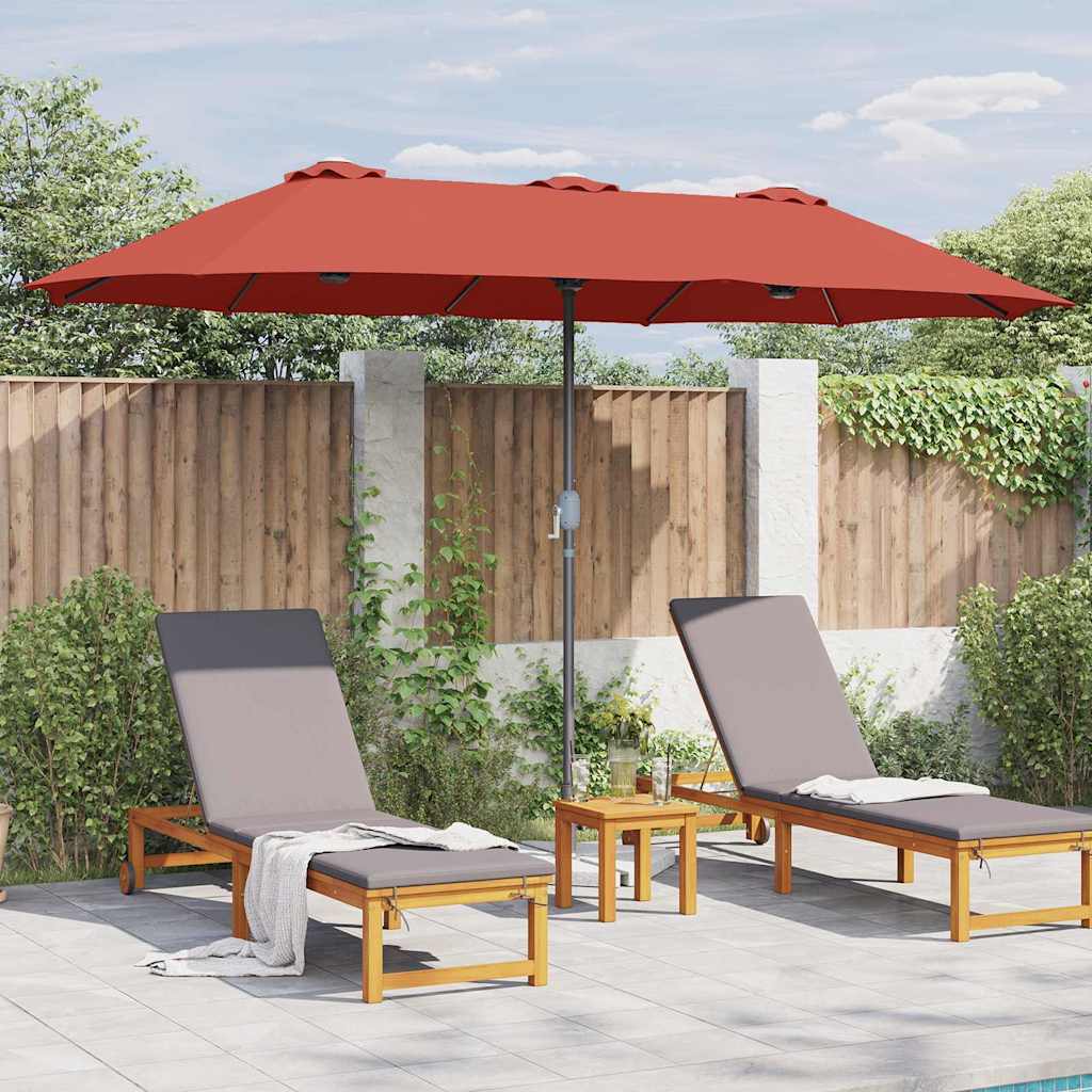 Garden Parasol 370 X 197 X 239 Cm