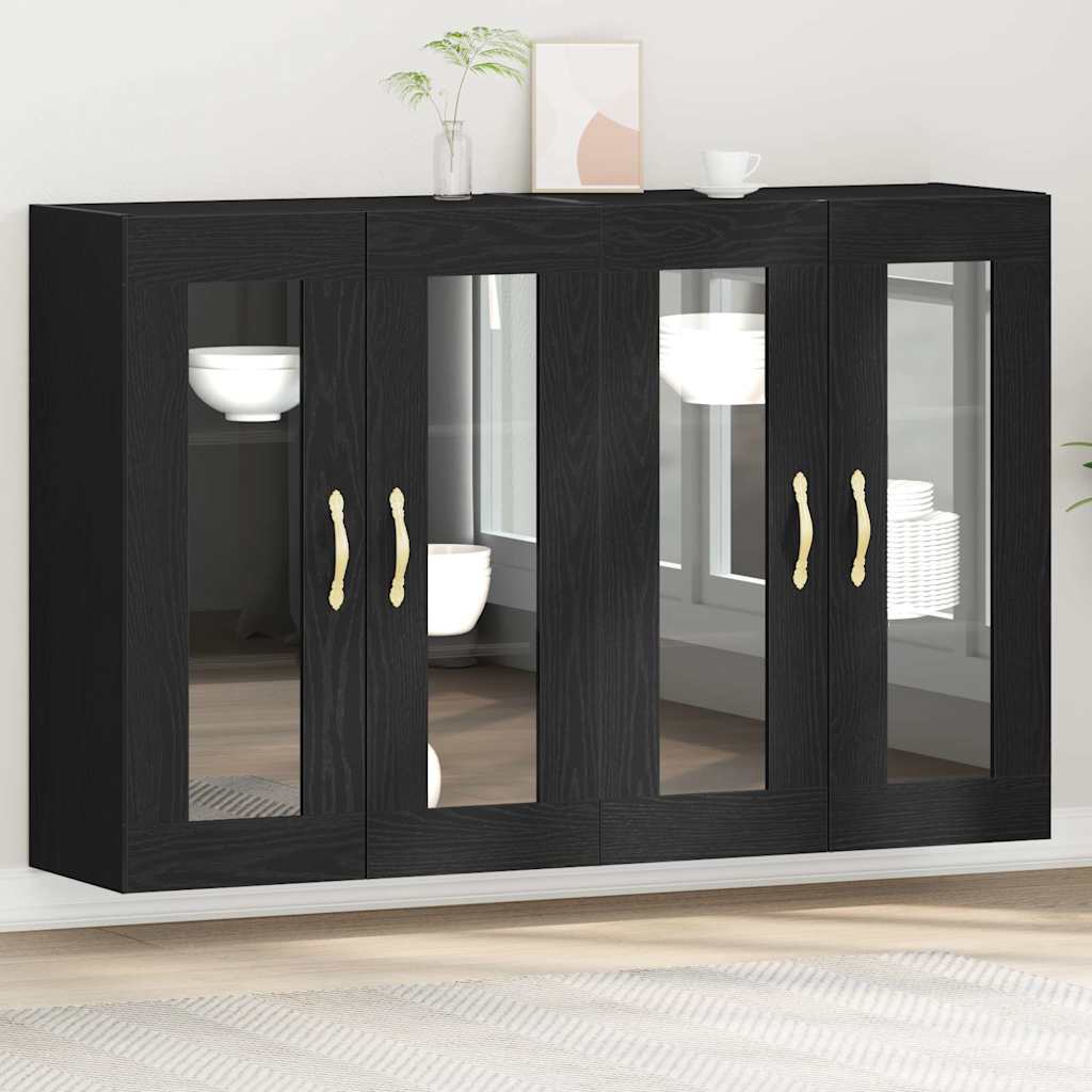 Wall Mounted Cabinets 2 Pcs Engineered Wood