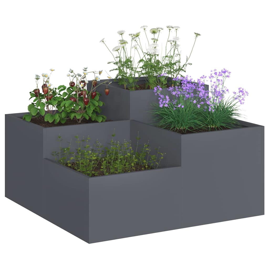 Garden Planter Silver