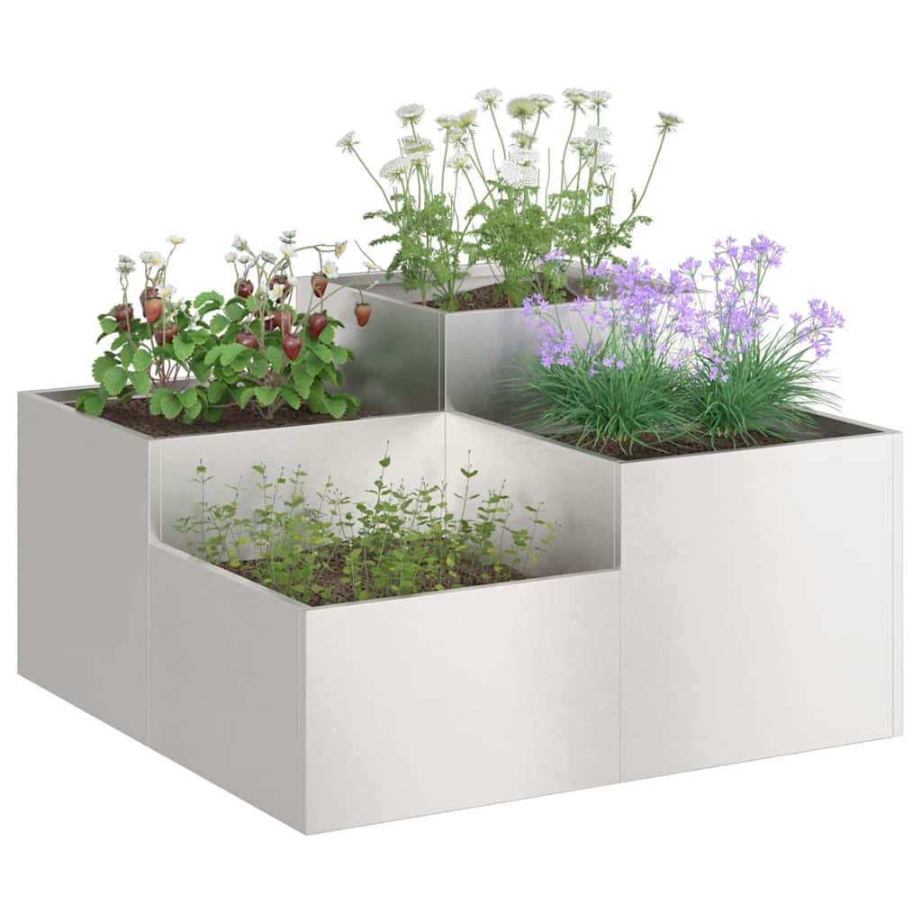 Garden Planter Silver