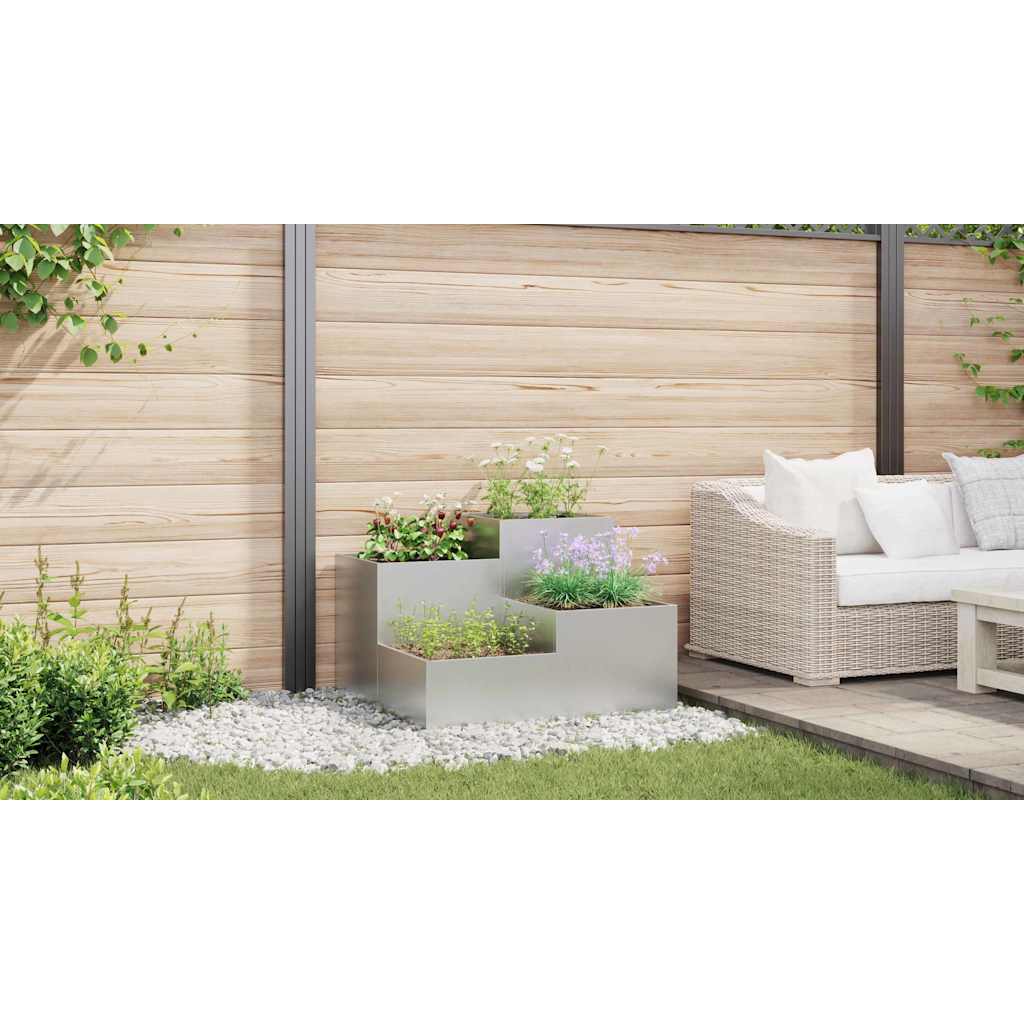 Garden Planter Silver
