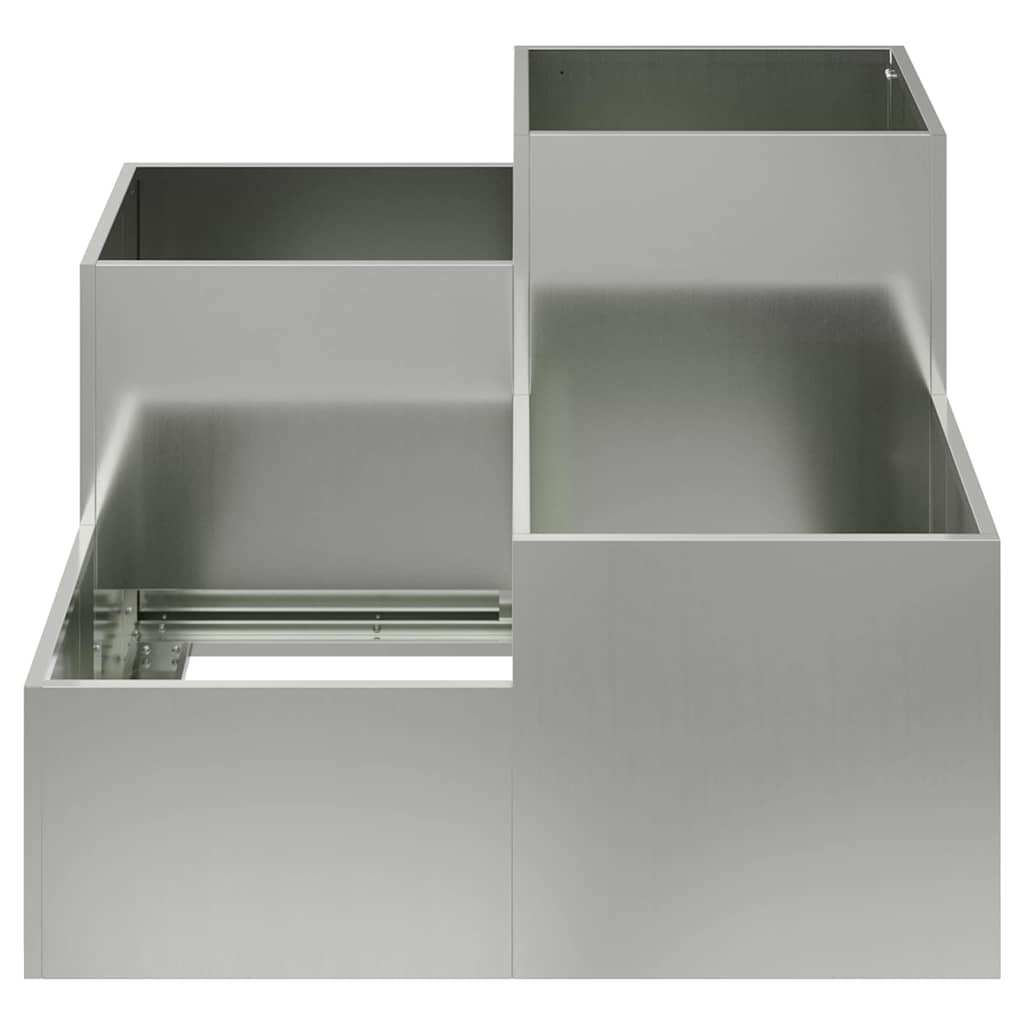Garden Planter Silver