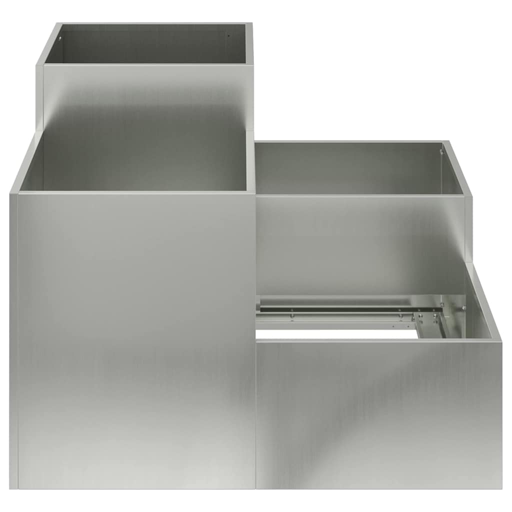 Garden Planter Silver