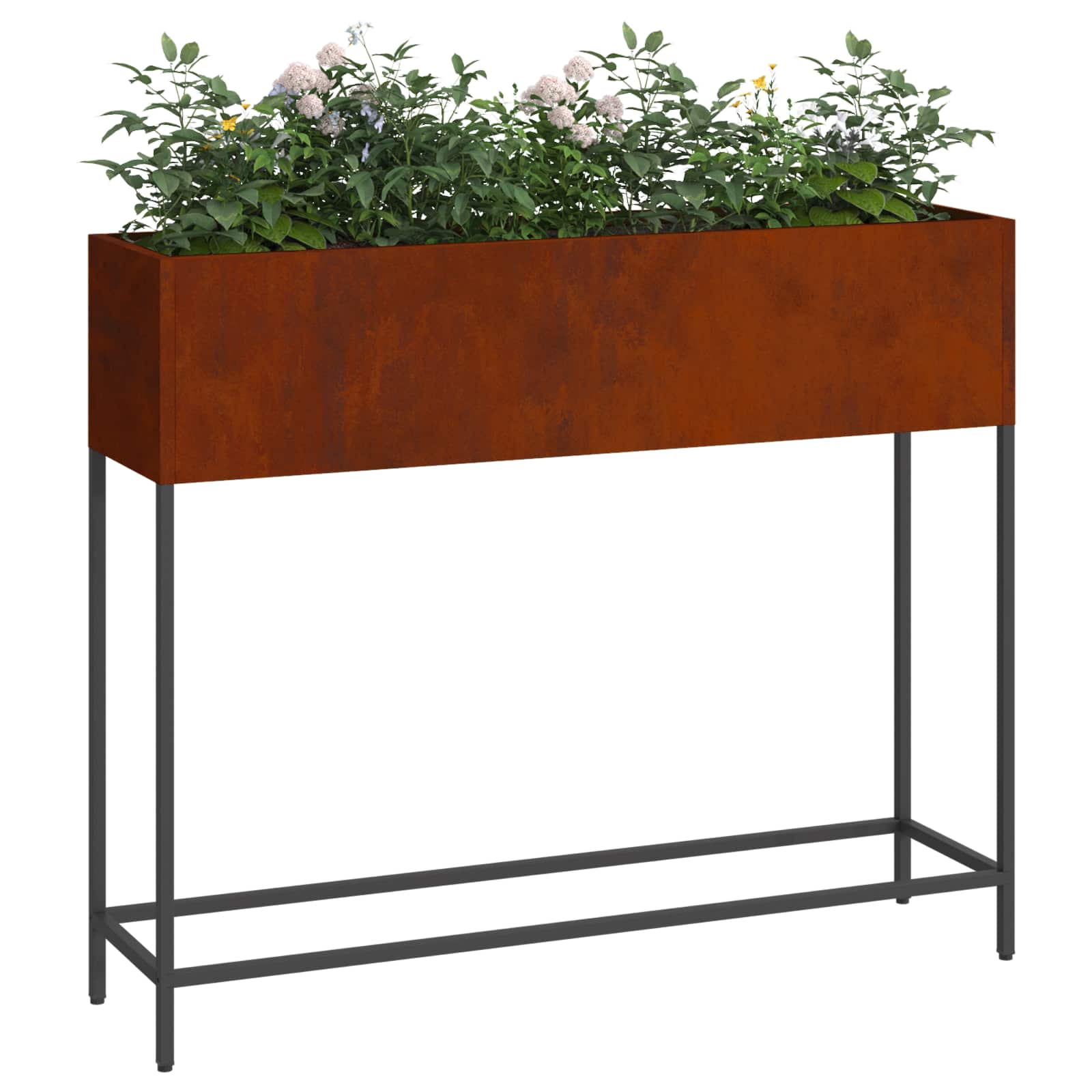 Raised Garden Planter Silver