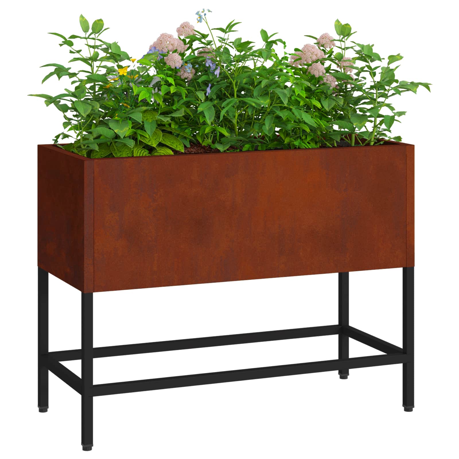 Raised Garden Planter Silver