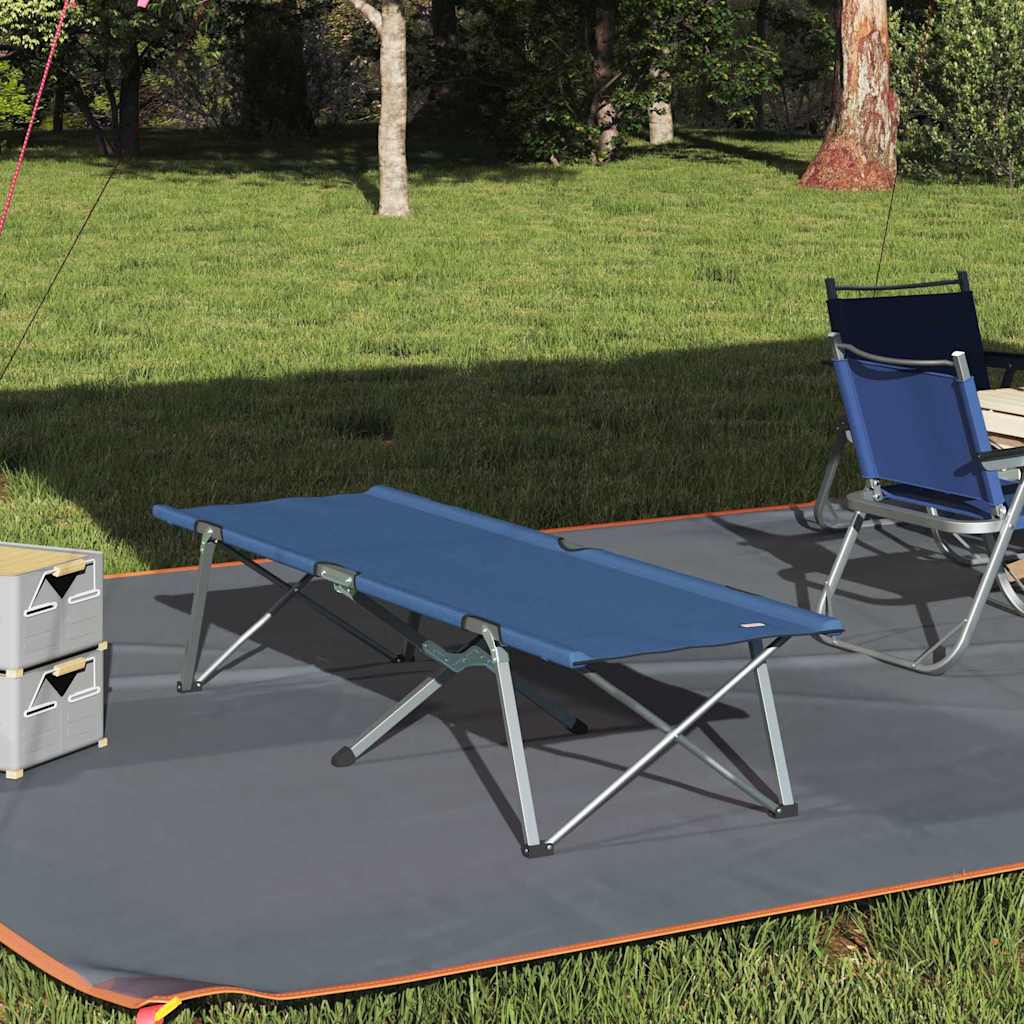 Folding Camping Bed 194 X 62.5 X 42.5 Cm Oxford And Steel