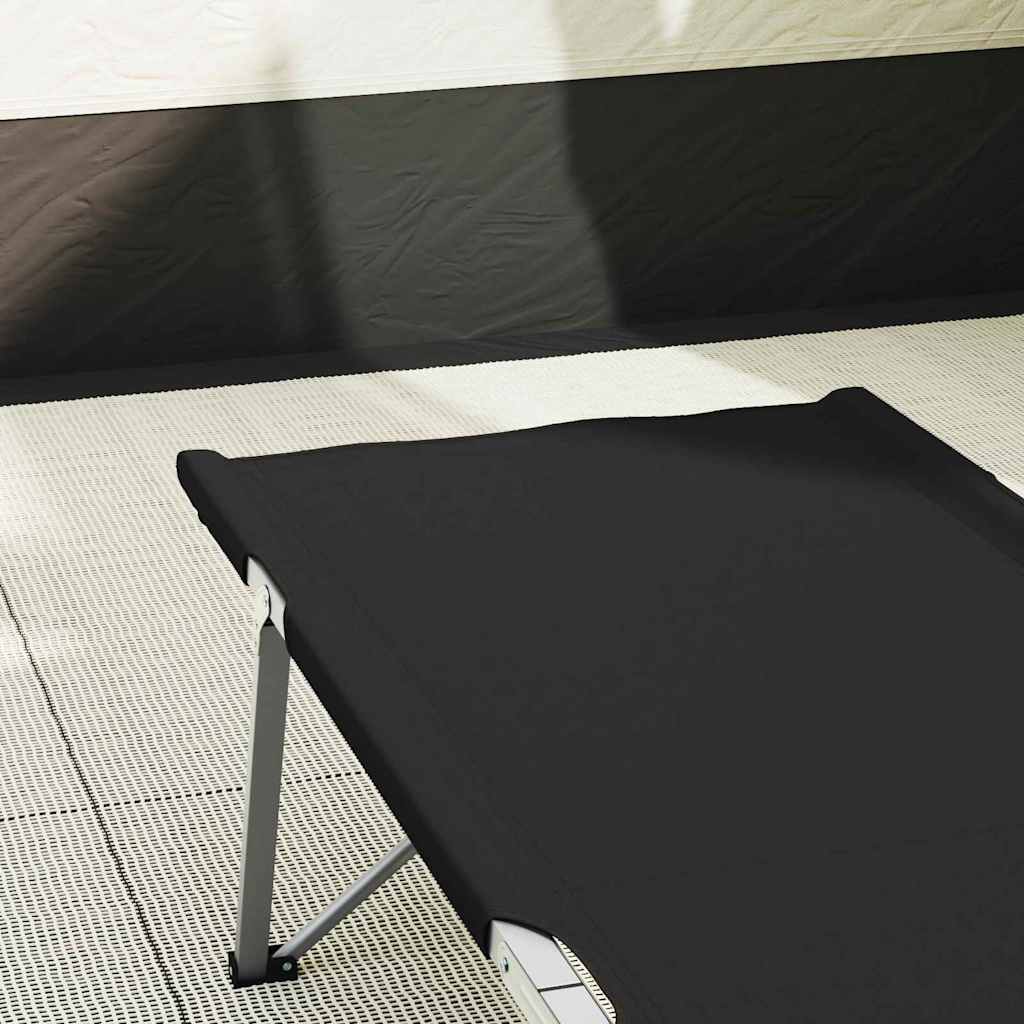 Folding Camping Bed 194 X 62.5 X 42.5 Cm Oxford And Steel