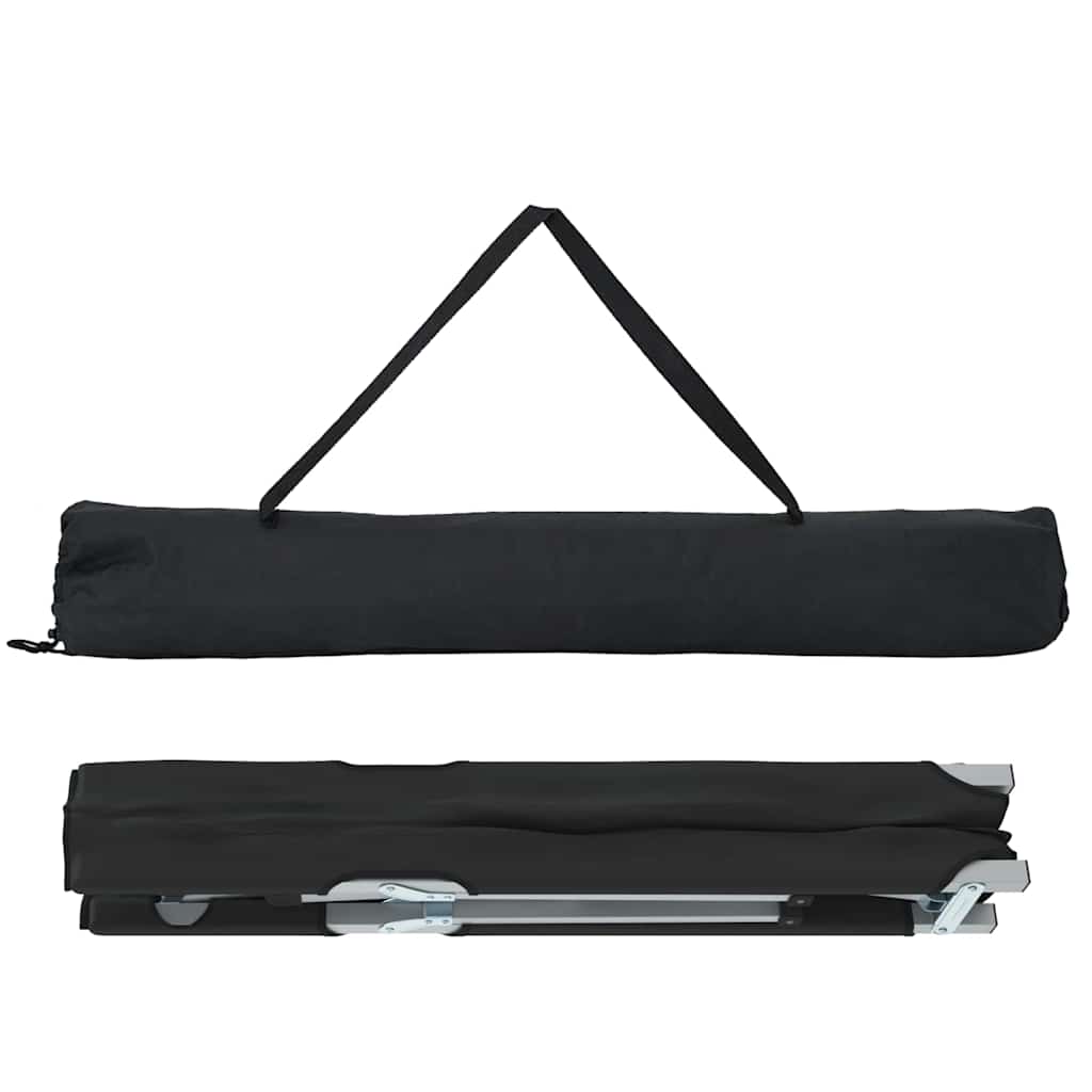 Folding Camping Bed 194 X 62.5 X 42.5 Cm Oxford And Steel