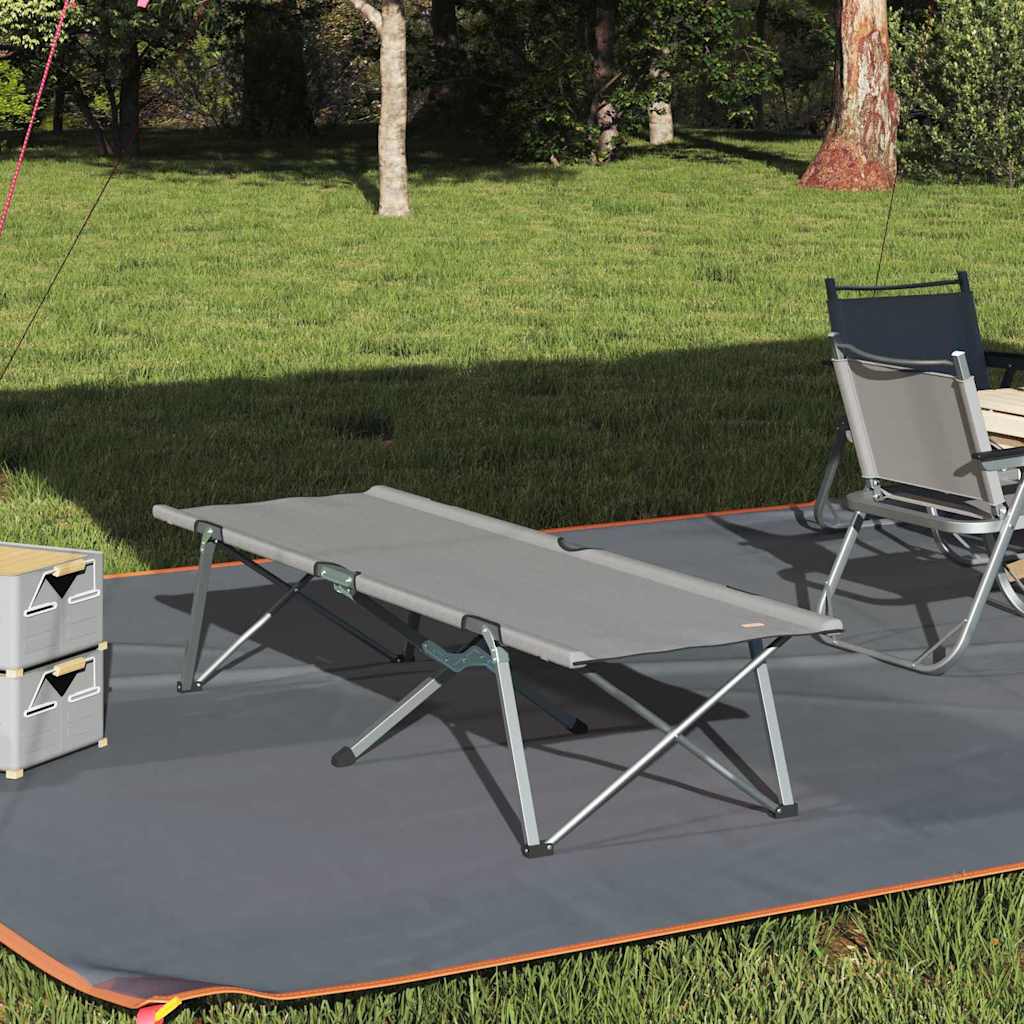 Folding Camping Bed 194 X 62.5 X 42.5 Cm Oxford And Steel