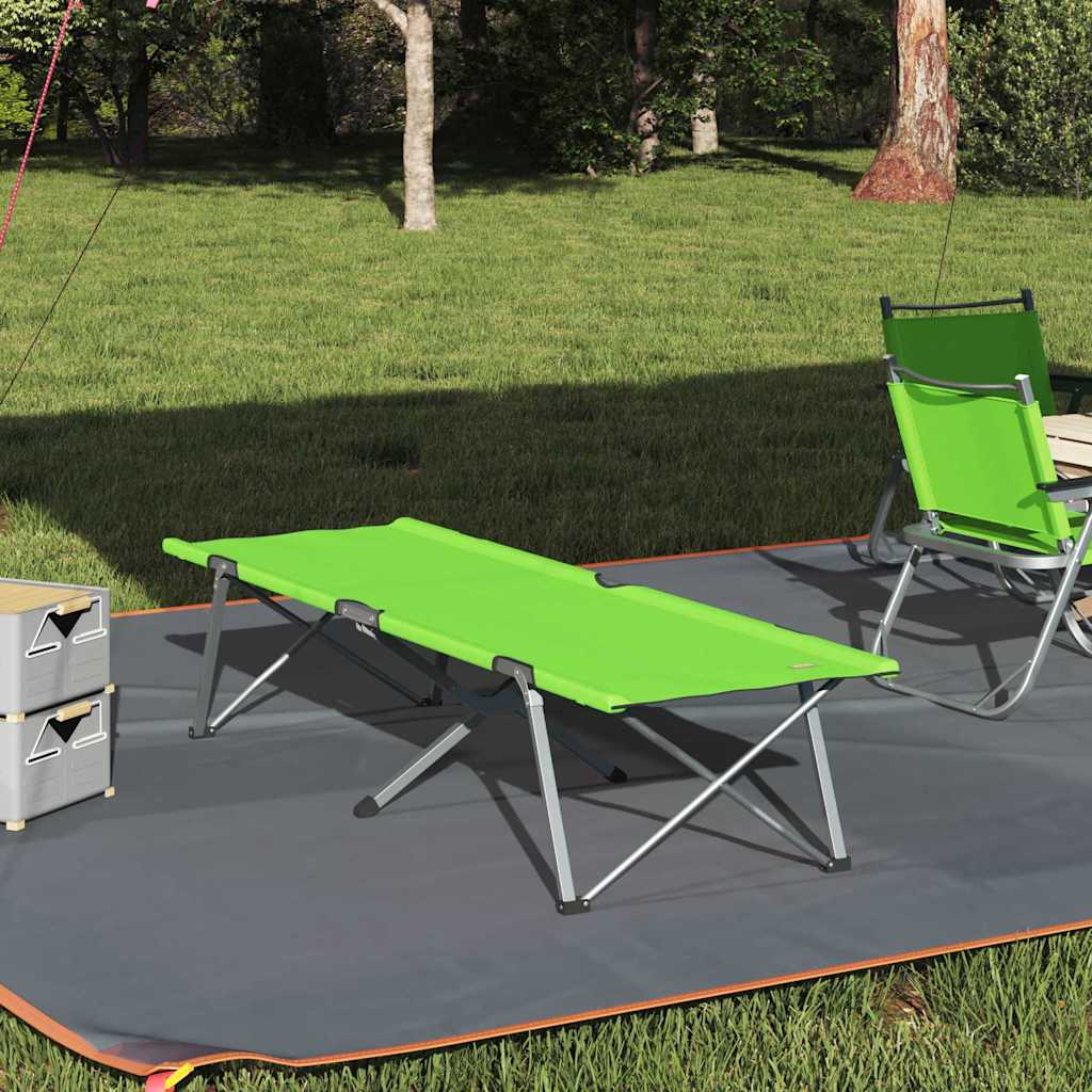Folding Camping Bed 194 X 62.5 X 42.5 Cm Oxford And Steel