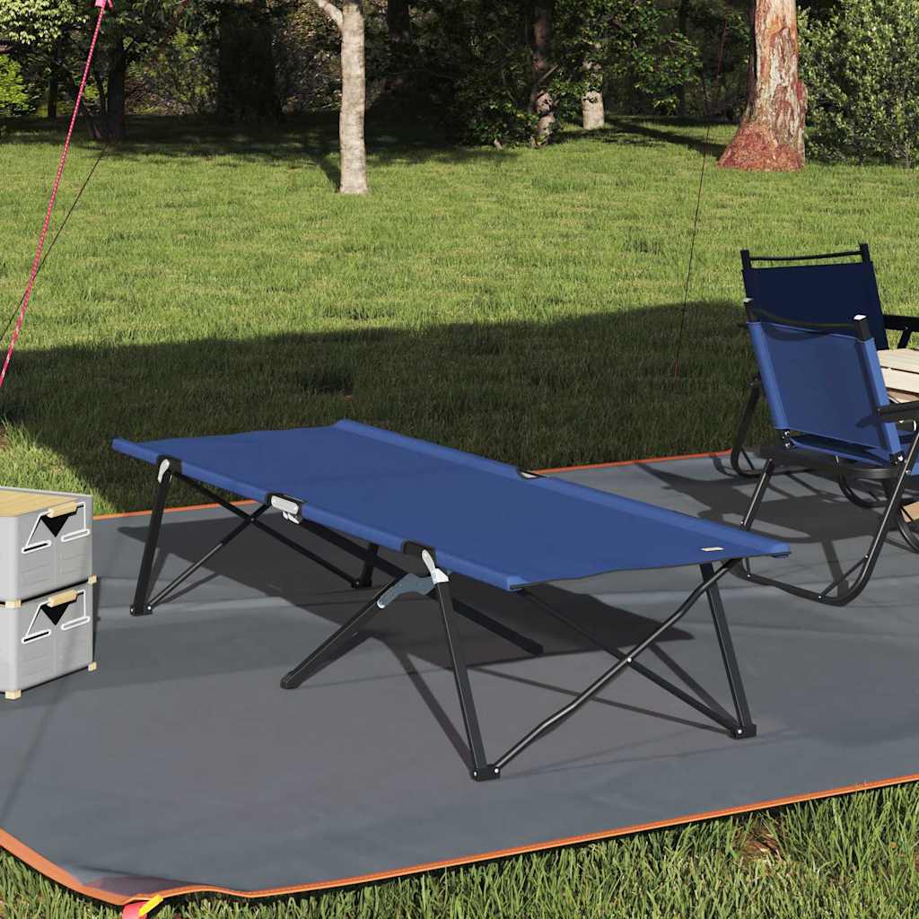 Folding Camping Bed 206 X 76 X 74 Cm Oxford And Steel