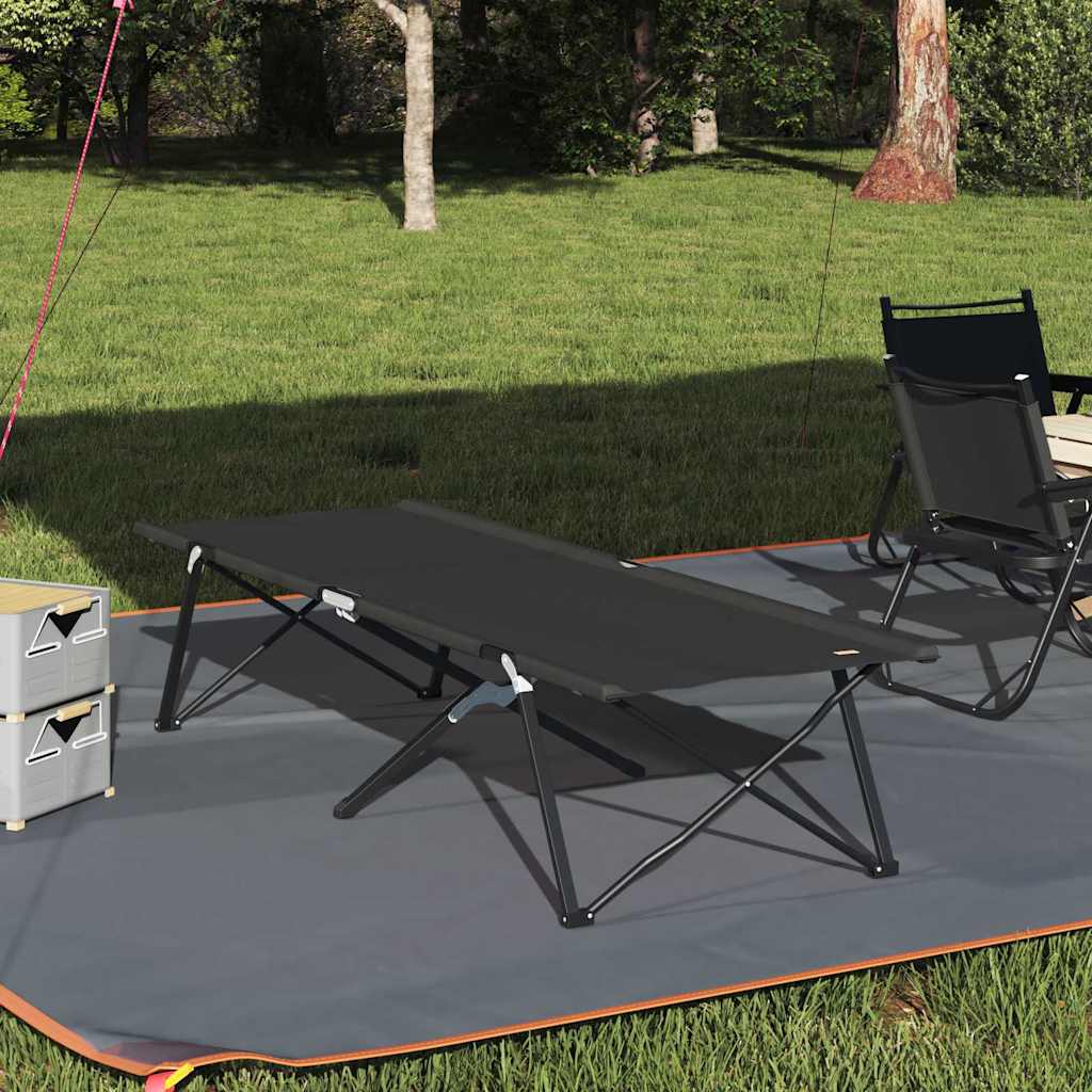 Folding Camping Bed 206 X 76 X 74 Cm Oxford And Steel