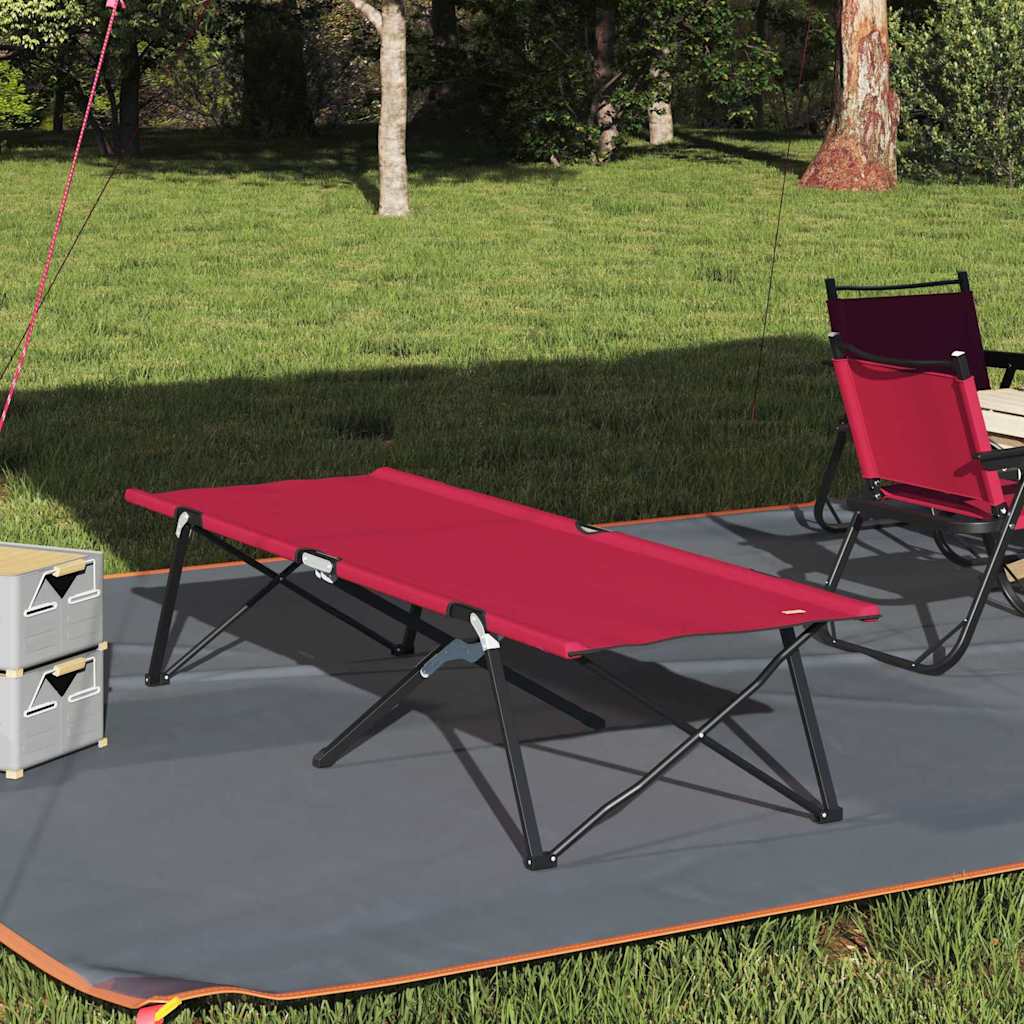 Folding Camping Bed 206 X 76 X 74 Cm Oxford And Steel